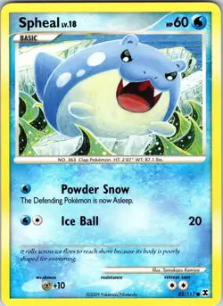 Spheal 82/111 Rising Rivals Pokemon TCG LP Normal - Image 1