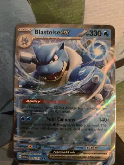 Blastoise ex 009/165 Scarlet & Violet 151 SV Holo Double Rare Pokemon TCG NM - Image 5