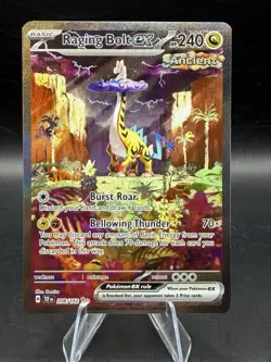 Pokemon TCG Raging Bolt Ex 208/162 Temporal Forces Full Art SIR Holo NM - Image 1