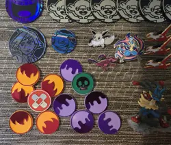 Pokemon Lot of Coins & Enamel Pins Etc. - Image 2