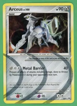 Arceus Pokemon Arceus Holo Rare AR9 - Image 1