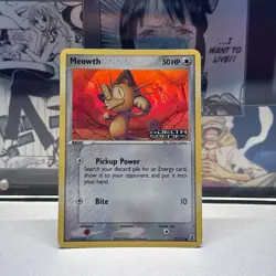 Pokemon TCG EX Delta Species 2005 - MEOWTH 77/113 Reverse Stamped Holo NM - Image 1