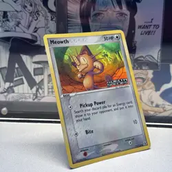 Pokemon TCG EX Delta Species 2005 - MEOWTH 77/113 Reverse Stamped Holo NM - Image 4