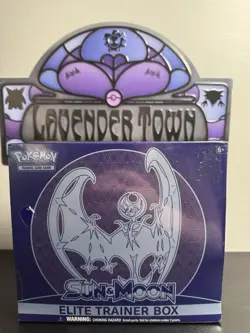 Pokemon Sun and Moon Base Set ETB Lunala Elite Trainer Box -2017- See Photos 728192530920 - Image 1
