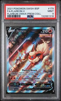 Flareon V SWSH179 PSA 9 Pokemon Sword & Shield Promo - Image 1