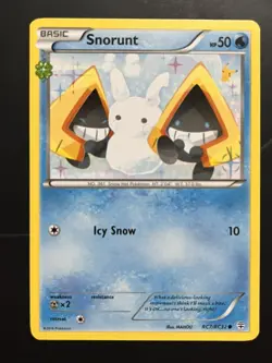 Pokemon Snorunt Radiant Collection Card RC7/RC32 Generations - Image 1