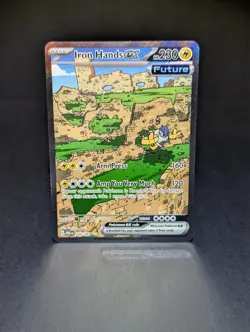 Pokemon: Iron Hands ex 248/182 SV04: Paradox Rift Holo -NM- - Image 1