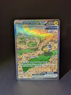 Pokemon: Iron Hands ex 248/182 SV04: Paradox Rift Holo -NM- - Image 3