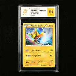 TQG 9.5 MINT+ 2016 Pokemon ENG Pikachu Libre 30/30 - Image 1