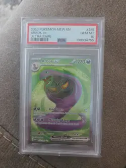 2023 Pokemon SV 151 MEW EN Arbok ex #185/165 PSA 10 - Image 3