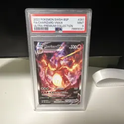 Pokemon Charizard VMAX SWSH261 Sword & Shield Promo Full Art Holo PSA 9 2022 - Image 1