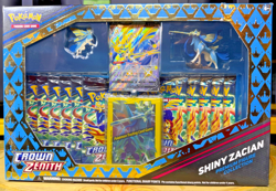 Pokemon TCG: Crown Zenith Shiny Zacian and Zamazenta Premium Figure 2 Box Set!! - Image 2
