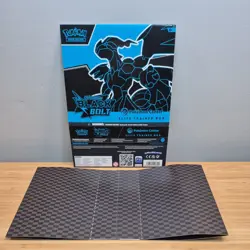 Black Bolt Pokemon Centre ETB outer sleeve shell and insert (no box) - Image 1