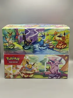 Pokemon Prismatic Evolutions Mini Tins Display Box (8 Factory Sealed Tins) - Image 1
