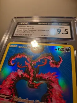 GALARIAN MOLTRES BLACK STAR PROMO SWSH284 CGC 9.5 CROWN ZENITH 2023 POKEMON TCG - Image 3