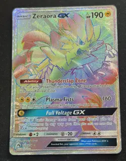 Zeraora GX 221/214 Lost Thunder Secret Full Art Rainbow Holo 🔥 Pokemon - Image 1