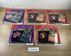 Pokemon Ascended Heroes Tech Sticker Collection Assorted lot x5 NEW SEALED - Image 1