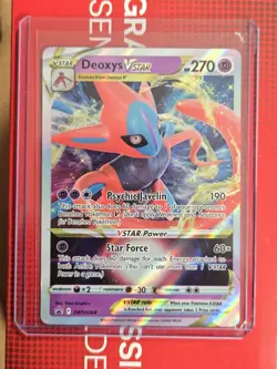 Pokemon Deoxys VSTAR Full Art Promo Holo SWSH268 Sword & Shield 270 HP TCG - Image 1