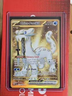 Chien-Pao ex - 274/193 - SV02: Paldea Evolved Gold Holo Pokemon - Image 1