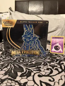 Pokemon TCG Mega Evolutions Lucario Elite Trainer Box ETB - BRAND NEW SEALED - Image 1