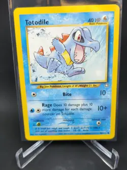 Pokemon Totodile 80/111 Neo Genesis Unlimited NM - Image 1