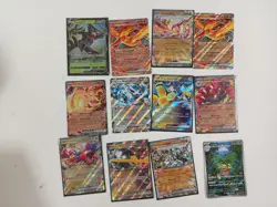 Large Pokemon Card Bundle with EX GX VMAX Ultra Rare & Holo Cards - Image 2