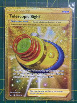 Pokemon TCG Telescopic Sight Vivid Voltage Holo Card 203/185 Secret Rare N/M - Image 1