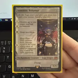 Magic the Gathering MTG Summon: Bahamut x1 Mythic Card NM/M Final Fantasy - Image 1