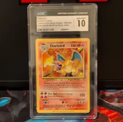 Pokemon Charizard Trading Card Game Classic 003/034 Holo CGC 10 2023 - Image 1