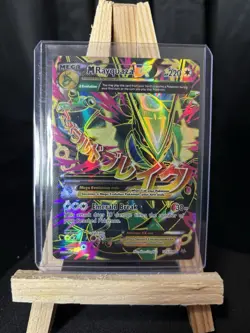 Pokemon M Rayquaza EX Holo Ultra Rare TCG Card Roaring Skies 105/108 - Image 1