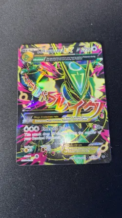 Pokemon M Rayquaza EX Holo Ultra Rare TCG Card Roaring Skies 105/108 - Image 2