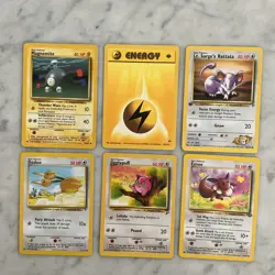 Pokemon Card Lot 1999 WOTC 60 Different Cards Lots Of 1st Edition Or Uncommon NM - Image 4