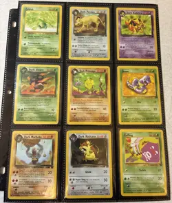Pokemon Card Binder Collection - Vintage Card Lot TEAM ROCKET🚀 - Image 1