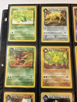 Pokemon Card Binder Collection - Vintage Card Lot TEAM ROCKET🚀 - Image 2