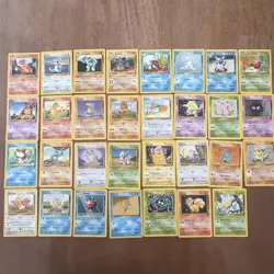 Pokemon TCG Base Set 2 Lot Of 31 Cards | Pikachu Charmander Charmeleon Squirtle - Image 1