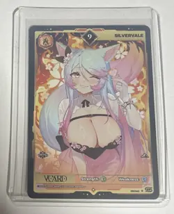 GamerSupps Vcard-Silvervale Full art 9 Birthday promo card - Image 1