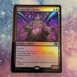 Cryptcaller Chariot (FOIL) x1 - MTG Aetherdrift DFT #80 - Image 1
