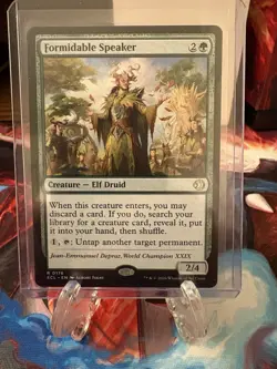 Formidable Speaker - Lorwyn Eclipsed #176 Rare - Mint, Pack Fresh - MtG - Image 1