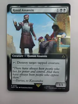 MTG Royal Assassin Assassin's Creed 0164 Borderless Rare - Image 1