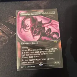 Mtg Doomsday Excruciator Borderless - Duskmourn: House of Horror + Bonus Foils - Image 1