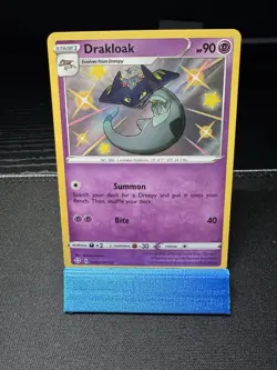 Pokemon TCG Drakloak SWSH Shining Fates SV061/SV122 Shiny Holo Rare Card NM - Image 2