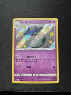 Pokemon TCG Drakloak SWSH Shining Fates SV061/SV122 Shiny Holo Rare Card NM - Image 4