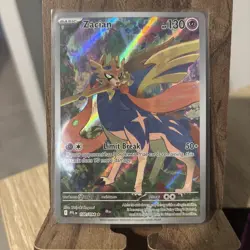 Pokemon TCG Zacian 100/94 Illustration Rare Phantasmal Flames Near Mint - Image 1