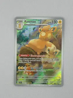 Pokemon TCG Scarlet & Violet Pawmot Holo 209/198 NM/LP - Image 1