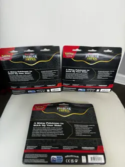 Pokemon TCG Paldean Fates Tech Sticker Collection Set Of 3 Factory Sealed - Image 2