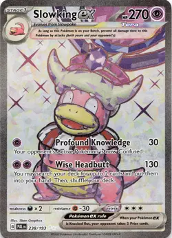 POKEMON Slowking ex - #238/193 Holo SV02: Paldea Evolved NM - Image 3