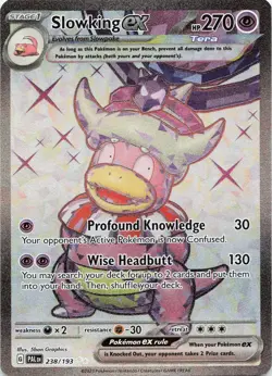POKEMON Slowking ex - #238/193 Holo SV02: Paldea Evolved NM - Image 5