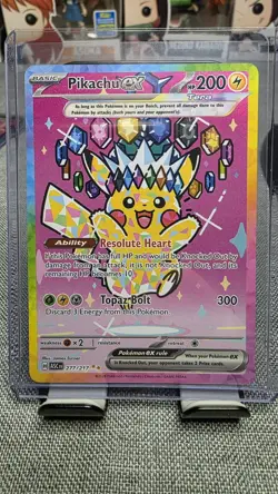 Pokemon Pikachu EX SIR 277/217 Ascended Heroes English - Pack Fresh - NM - Image 1