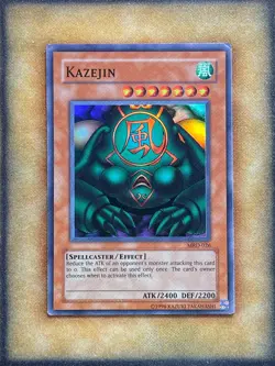 Yugioh Kazejin MRD-026 Super Rare Original Print MP - Image 1