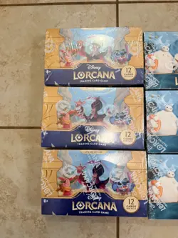 Lorcana Booster Box Bundle Sealed New Lot of 9 Disney Mickey Mouse Stitch - Image 2